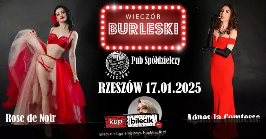 Wieczór Burleski w Rzeszowie: Karnawał, Prohibicja i Spektakl!