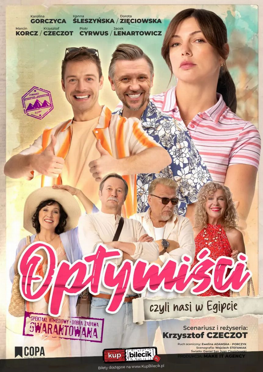 Optymiści, czyli nasi w Egipcie - Komedia w Rzeszowie