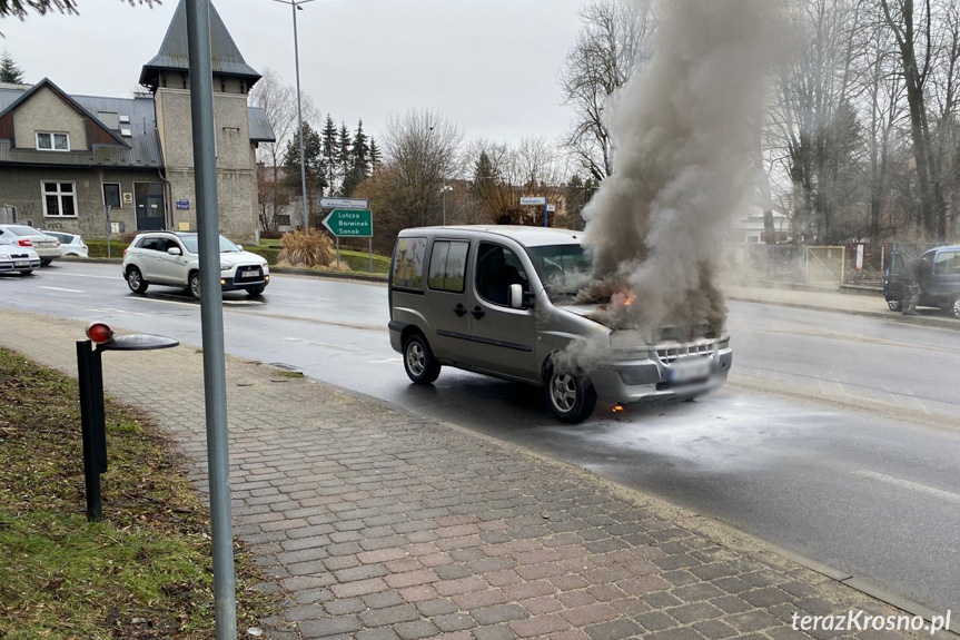 Pożar samochodu na Grodzkiej