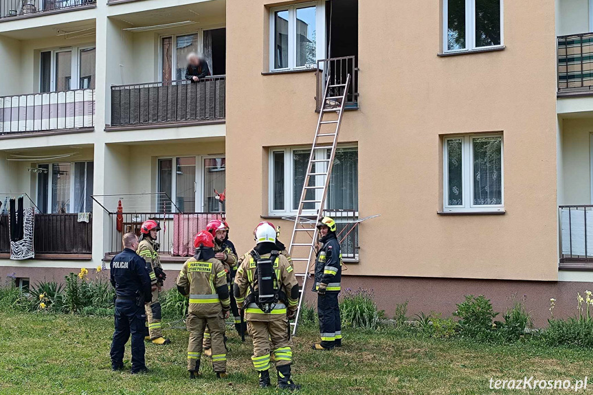 Zadymienie w bloku w Rymanowie-Zdroju. Winna przypalona potrawa