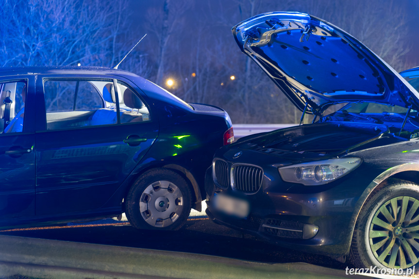 Zderzenie bmw ze skodą w Równem