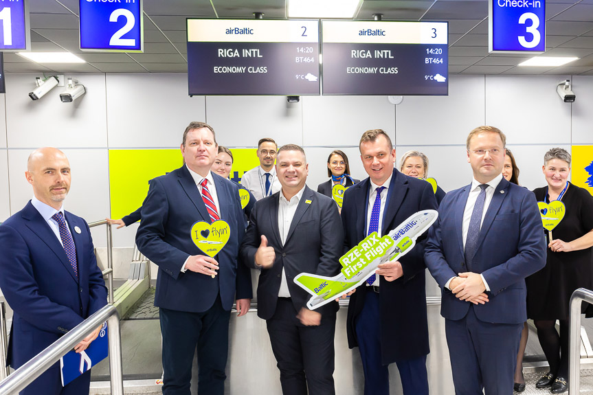 Air Baltic uruchomił połączenie z Rzeszowa do Rygi