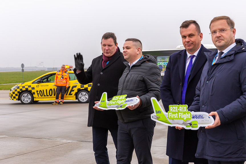 Air Baltic uruchomił połączenie z Rzeszowa do Rygi