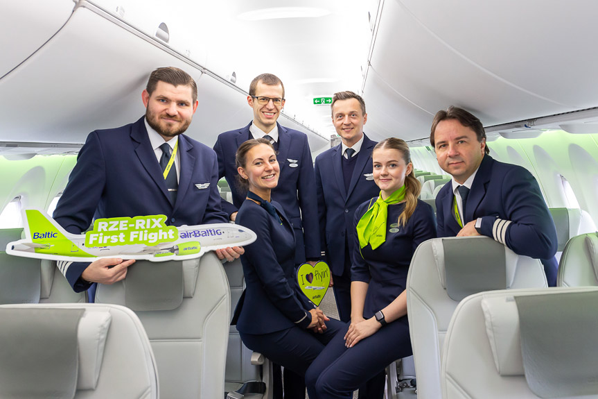 Air Baltic uruchomił połączenie z Rzeszowa do Rygi