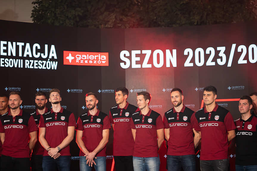 Fotorelacja z prezentacji składu Asseco Resovii Rzeszów na sezon 2023/24