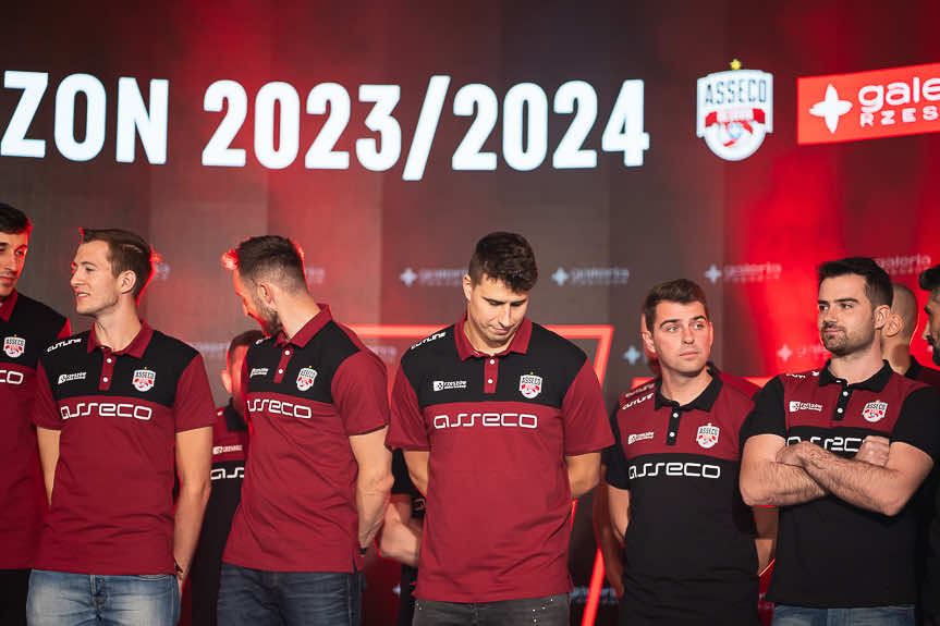 Fotorelacja z prezentacji składu Asseco Resovii Rzeszów na sezon 2023/24