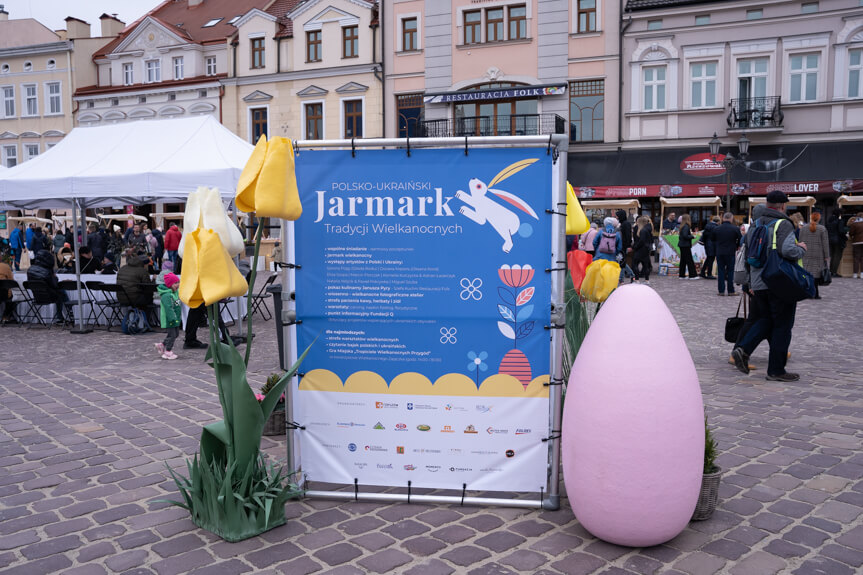 Jarmark polsko-ukraiński na rynku w Rzeszowie