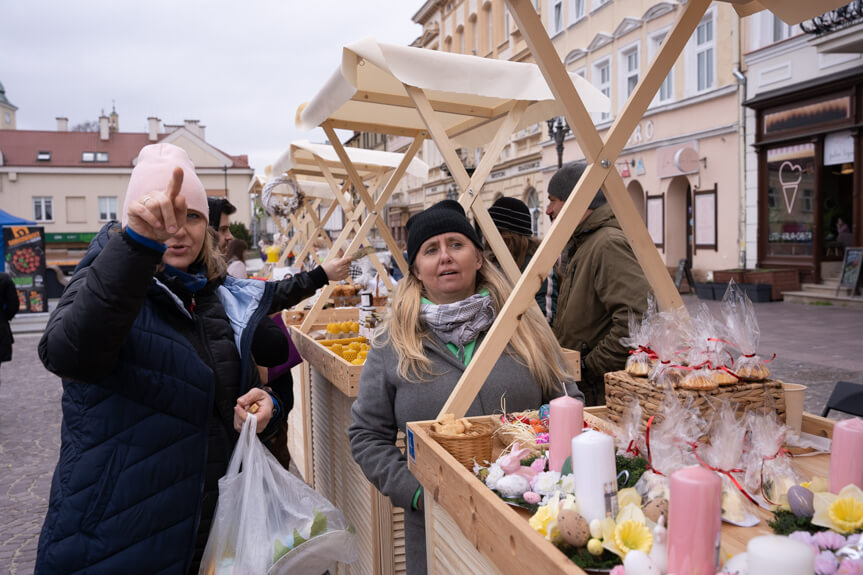 Jarmark polsko-ukraiński na rynku w Rzeszowie