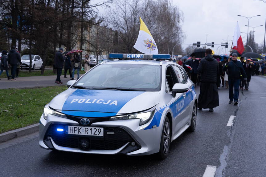 Marsz modlitewny ku pamięci Jana Pawła II w Rzeszowie