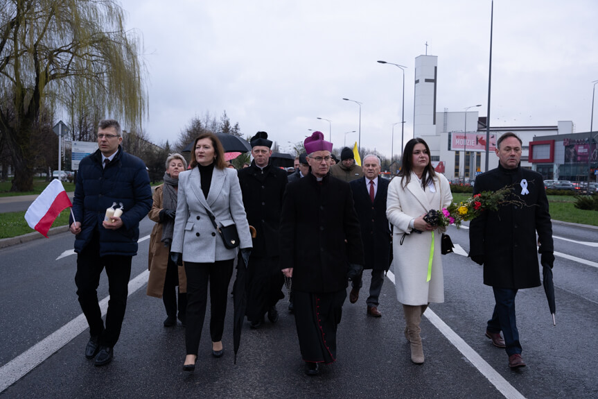 Marsz modlitewny ku pamięci Jana Pawła II w Rzeszowie