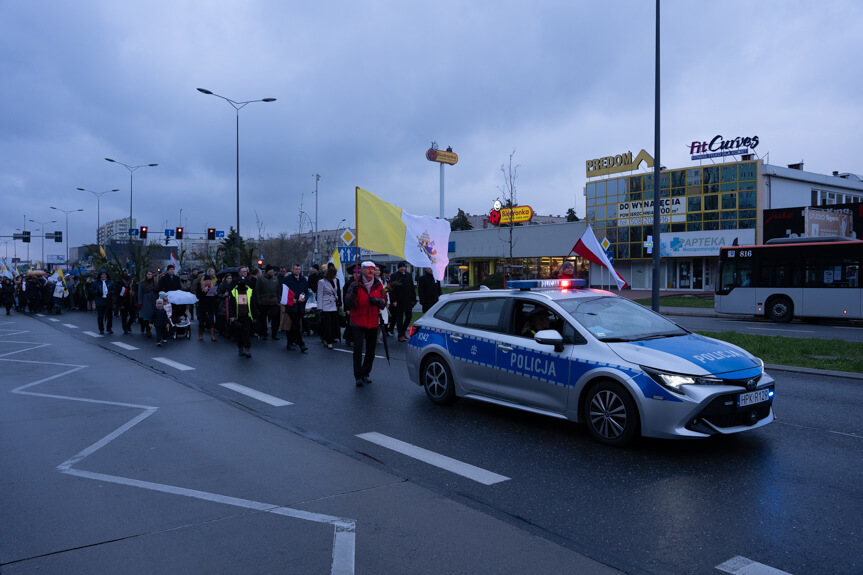 Marsz modlitewny ku pamięci Jana Pawła II w Rzeszowie