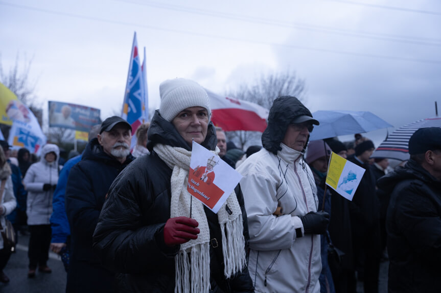 Marsz modlitewny ku pamięci Jana Pawła II w Rzeszowie