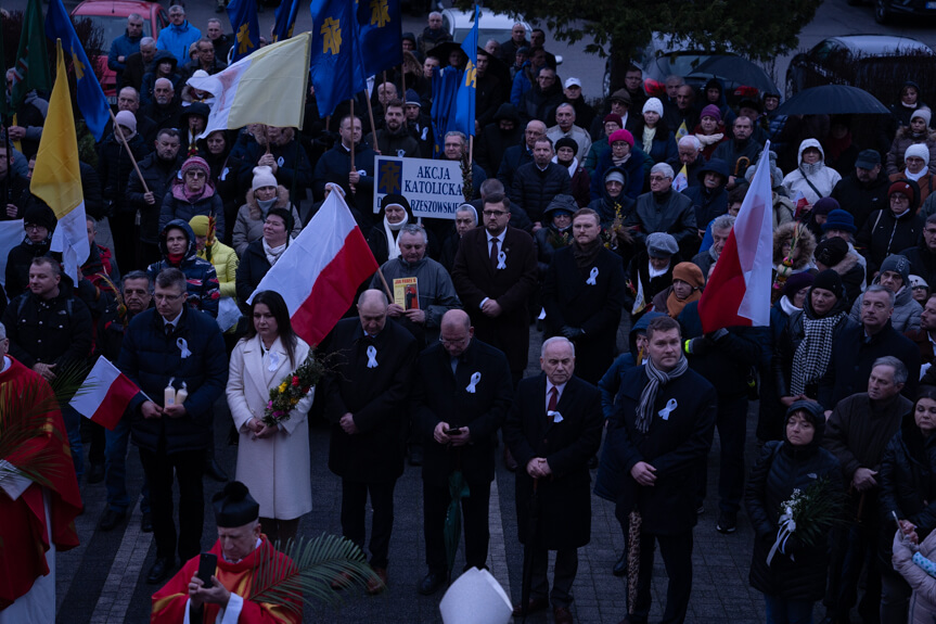 Marsz modlitewny ku pamięci Jana Pawła II w Rzeszowie