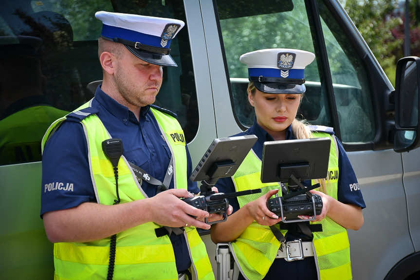 Policyjny dron nad Rzeszowem. Ujawnił 22 wykroczenia