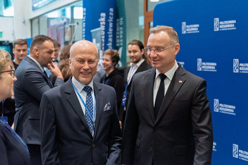 Prezydent RP Andrzej Duda z wizytą na Politechnice Rzeszowskiej