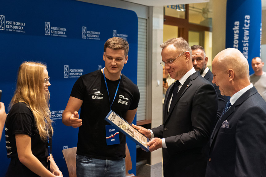 Prezydent RP Andrzej Duda z wizytą na Politechnice Rzeszowskiej