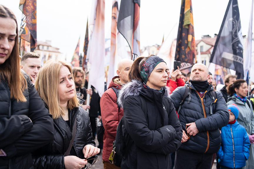 Ulicami Rzeszowa przeszli Wojownicy Maryi