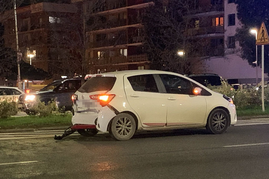 Wypadek na al. Powstańców Warszawy w Rzeszowie