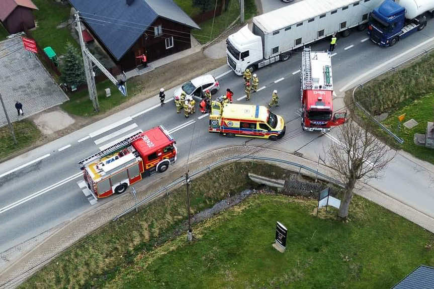 Wypadek w Połomii