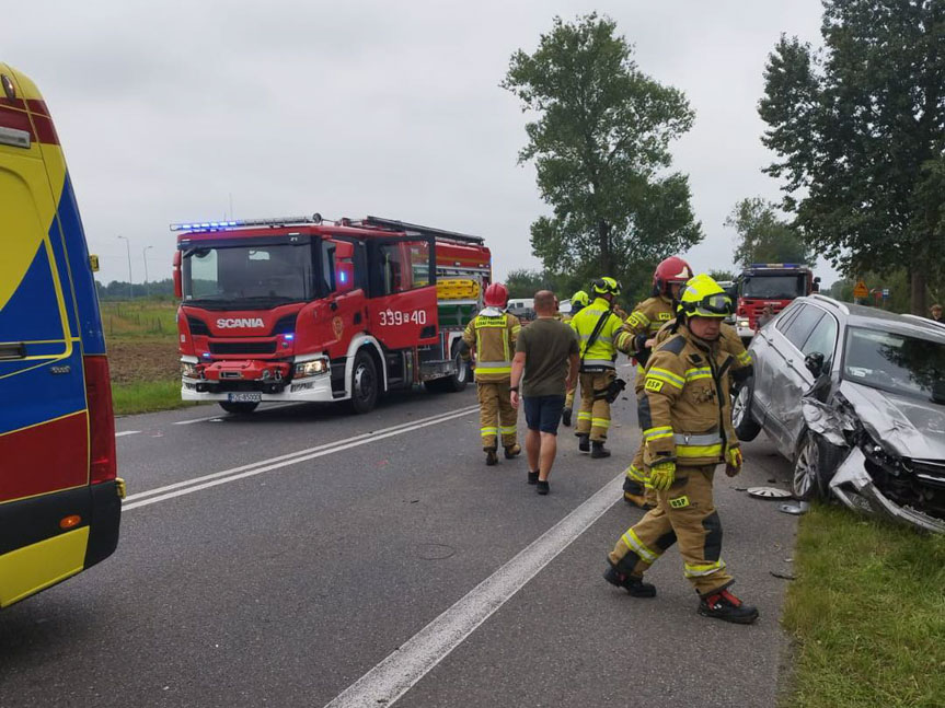 Wypadek w Stobierniej