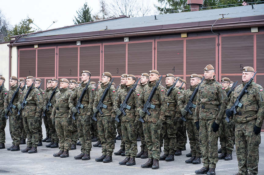 Żołnierze WOT z Rzeszowa złożyli uroczystą przysięgę