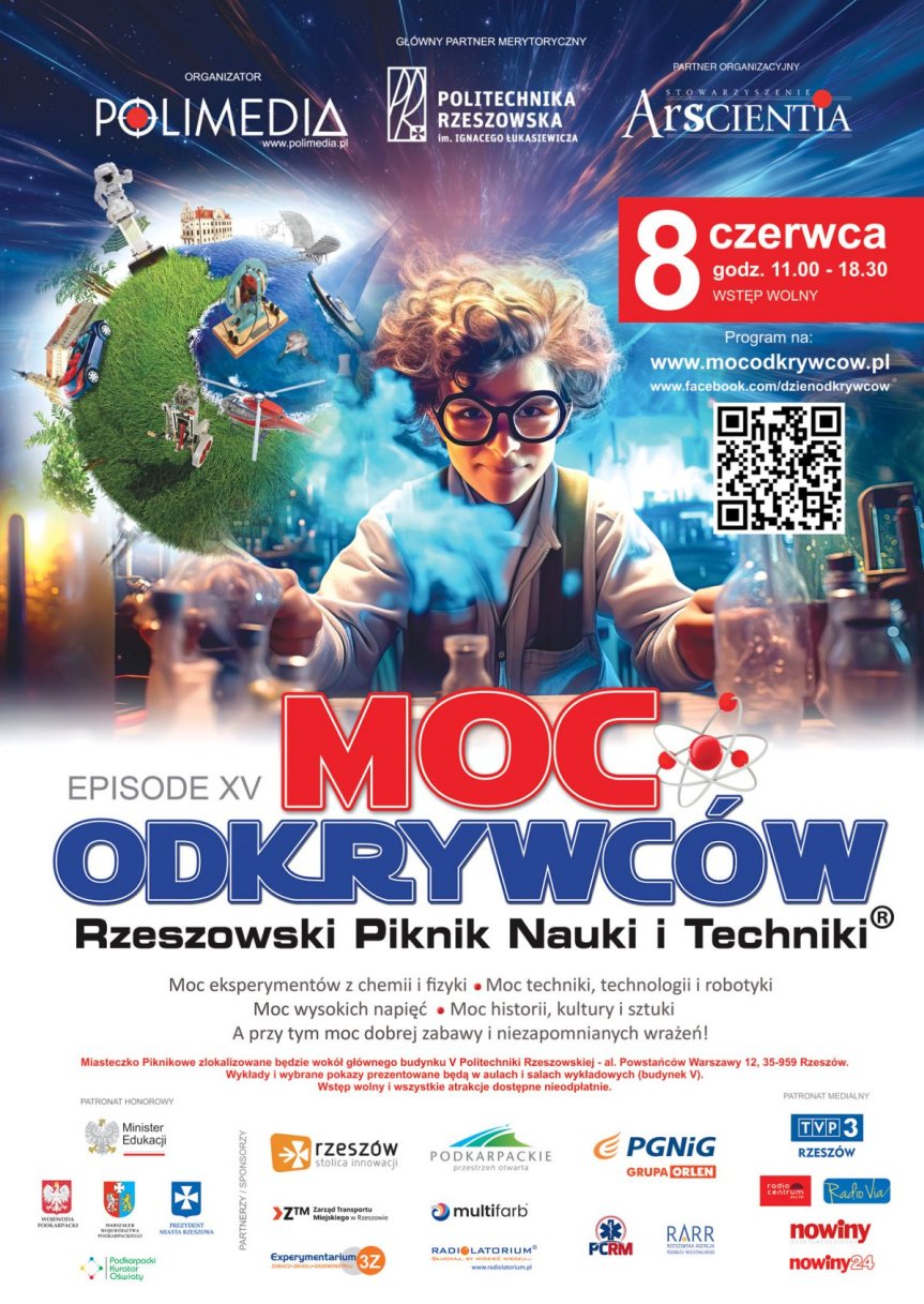 MOC ODKRYWCÓW - Rzeszowski Piknik Nauki i Techniki 2024